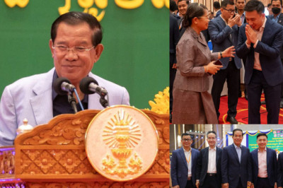 អ្នកឧកញ៉ា សំអាង វឌ្ឍនៈ តំណាងក្រុមហ៊ុន វឌ្ឍនៈ ប្រ៊ូវើរី បានចូលរួមក្នុងពិធី 