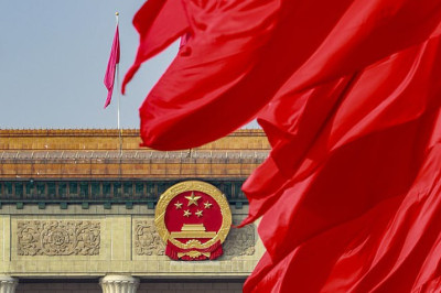 លោក Xi Jinping  ប្រធានរដ្ឋចិន និងលោកCosta ប្រធានក្រុមប្រឹក្សាអឺរ៉ុបនិងលោកស្រី von der Leyen