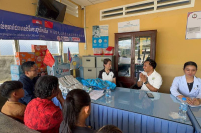 សង្គមស៊ីវិលកម្ពុជា-ចិន រួមគ្នាជួយលើកកម្ពស់សុខភាពជូនដល់កុមារកម្ពុជា