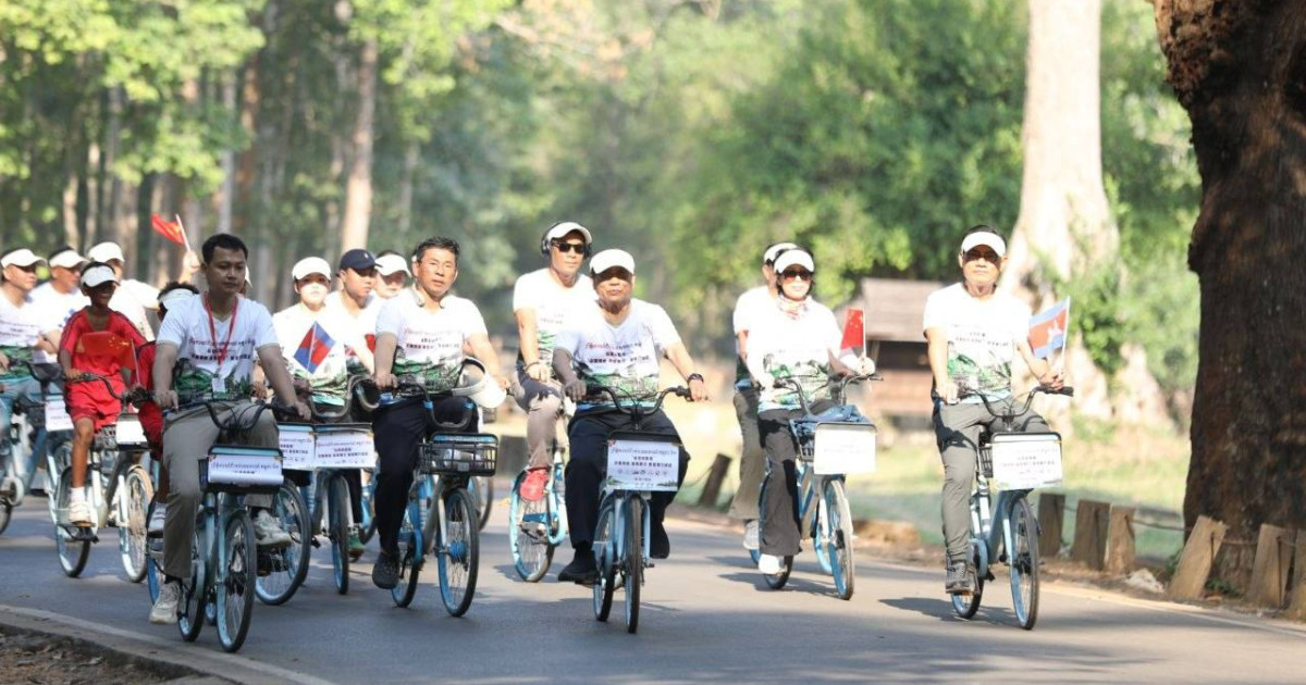 សង្គមស៊ីវិលកម្ពុជានិងចិន រួមគ្នារៀបចំព្រឹត្តិការណ៍ជិះកង់ទេសចរណ៍ក្នុងតំបន់អង្គរ